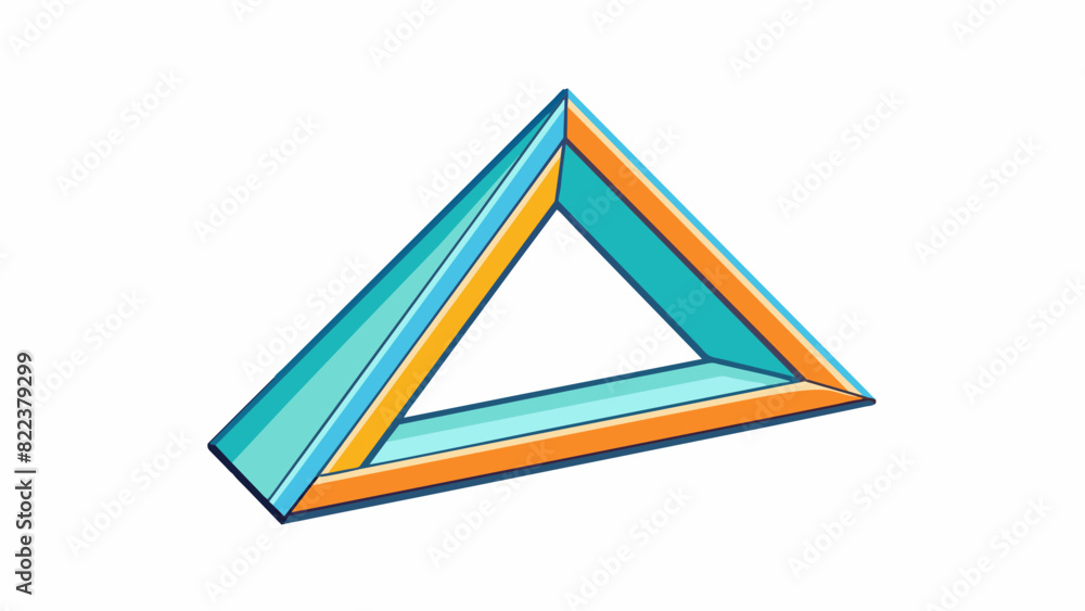 Poster The side of a triangle is the straight line that connects two corners. It has a specific length and may be slanted or perpendicular to the base of the. Cartoon Vector