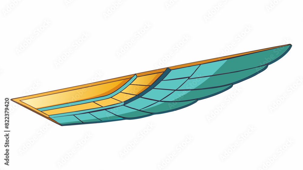 Poster The wing was incredibly versatile with a unique structure that could transform between different shapes and sizes. With a push and a pull it could go. Cartoon Vector