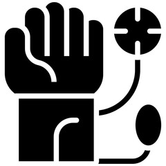 sphygmomanometer solid icon