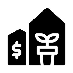 house glyph icon