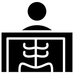 radiology solid icon