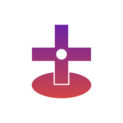 Obraz premium Health Point Gradient Flat