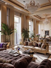 Obraz premium living room interior