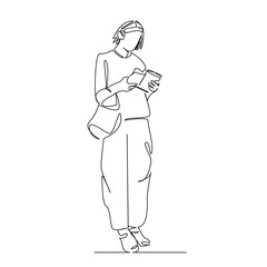 girl reading a magazine with headphones