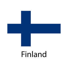 Obraz premium Flag of Finland 2:3