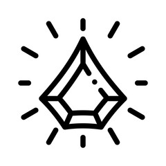 jewelry line icon