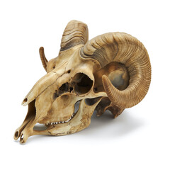Ram Skull isolated on white background
