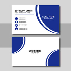Creative Business card design template, Clean professional business card template, visiting card, business card template for business and personal use.