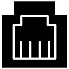 lan solid icon