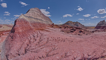 Haystack Mesa and the Little Teepees at Petrified Forest AZ