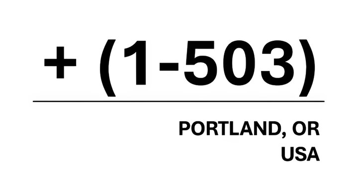 Area Code for PORTLAND (1-503)