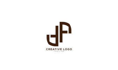 Abstract initial monogram letter alphabet logo design