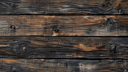 Surface of the old brown wood texture. Old dark textured wooden background. Top view.