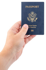 Passport USA. Citizen, citizenship. United States of America. Immigration. Id chip Passport after...
