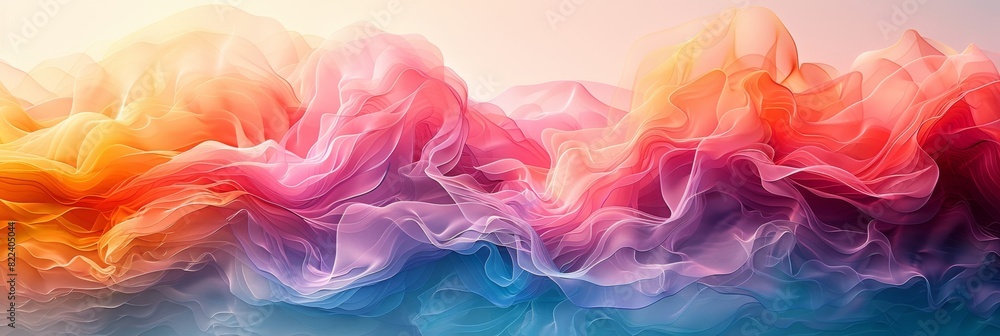 Poster retro pastel patterns, backgrounds with soft pastel color palettes and abstract patterns evoke nosta