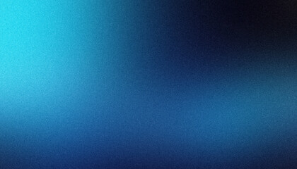 Fototapeta premium Textured, grainy blue gradient suitable for a variety of design uses