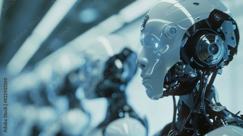 Poster a research team collaborating on the development of advanced ai algorithms, love and creativity with