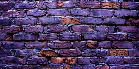 Weathered Red Brick Wall: A Detailed View Ideal for Rustic Backgrounds. Concept Rustic Backgrounds, Red Brick Wall, Weathered Texture, Detailed View, Outdoor Photoshoot
