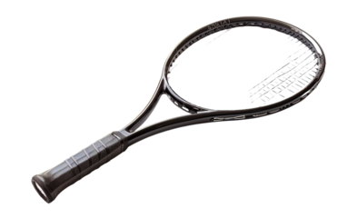 Tennis racket on white background,png