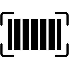 barcode solid icon