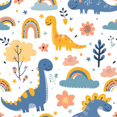 Obraz premium Cute Patterns for Kids