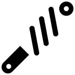 shock absorber solid icon