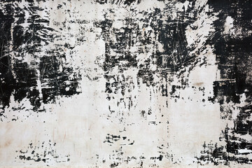 chipped paint board black and white abstract scratch rough peeling grunge texture