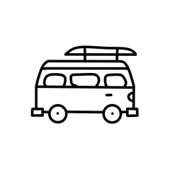 Campervan icon 
