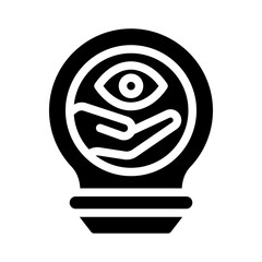 visionary glyph icon