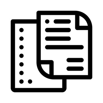 recommend clip art: letterhead line icon