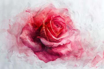 A rose with pink, orange and yellow petals is the main focus of the image