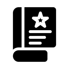 book glyph icon