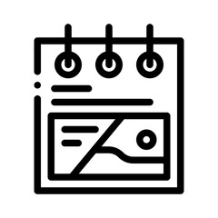 poster line icon © Uicon Studio
