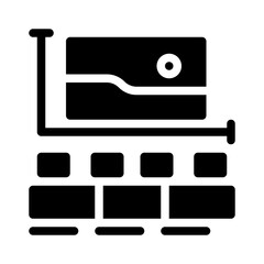 guideline glyph icon