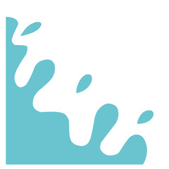 foot print on blue background