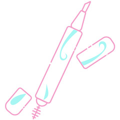 Beauty makeup colored icon pack