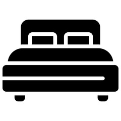 bed solid icon