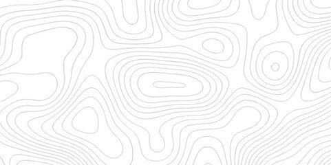 Topographic map background geographic line map with elevation assignments. The black on white contours vector topography stylized height of the lines map. © Alibuss