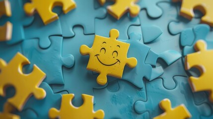 Obraz premium Confident smile on a persons face as they finally solve the quantum lock puzzle.