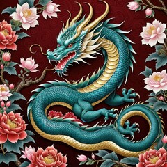 chinese dragon statue