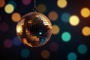 disco ball and lights