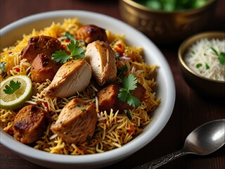 chicken with rice and vegetables