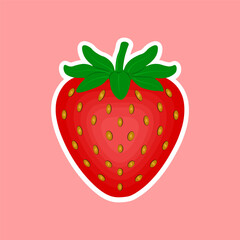 Sweetheart Sticker - Strawberry Love