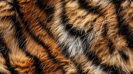 Close up of tiger fur background