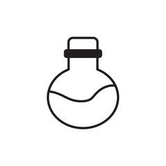 Jar icon design with white background stock illustration
