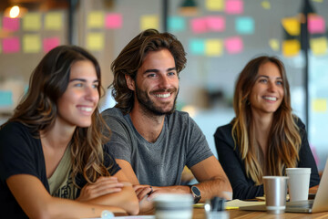 Fototapeta premium Young Team's Creative Workshop