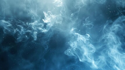 Hazy smoke machines create an otherworldly atmosphere with the faint glimmer of neutrinos passing through the air.