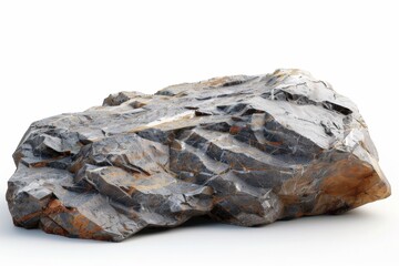 mineral stone isolated on white background