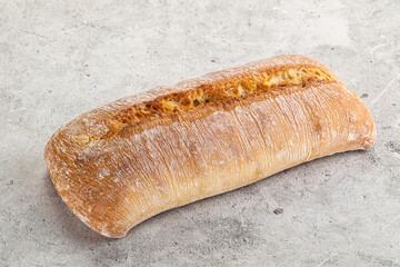 Italian ciabatta bread fresh and crust