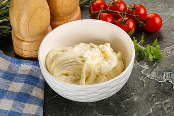 Italian delicous stracciatella cheese